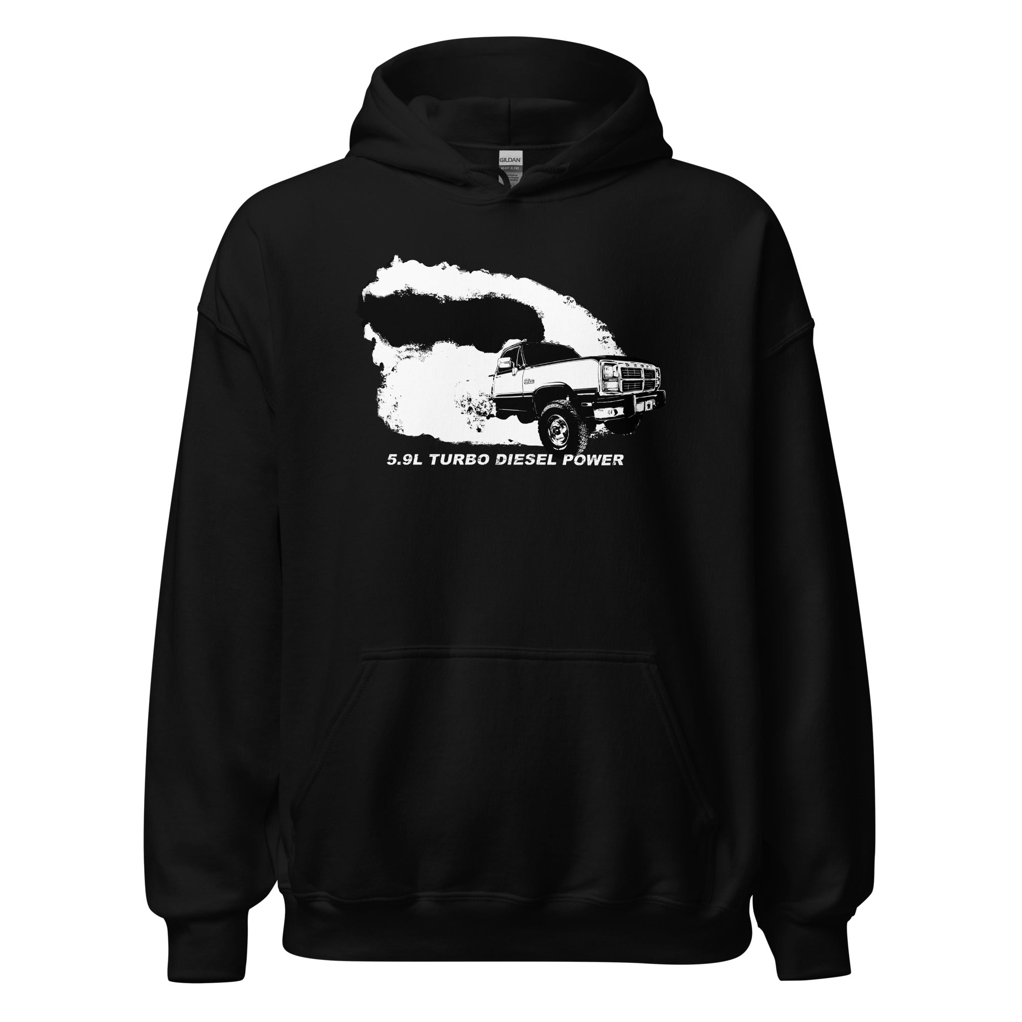 1st Gen Truck Hoodie 12v Diesel Burnout Rolling Coal Sweatshirt