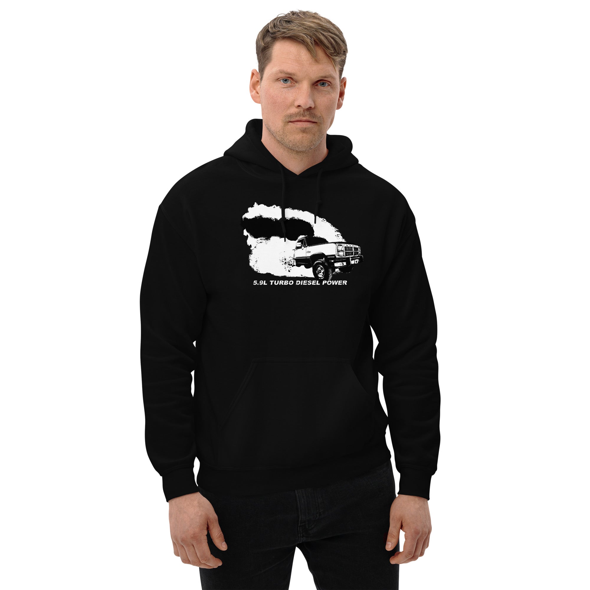 1st Gen Truck Hoodie 12v Diesel Burnout Rolling Coal Sweatshirt