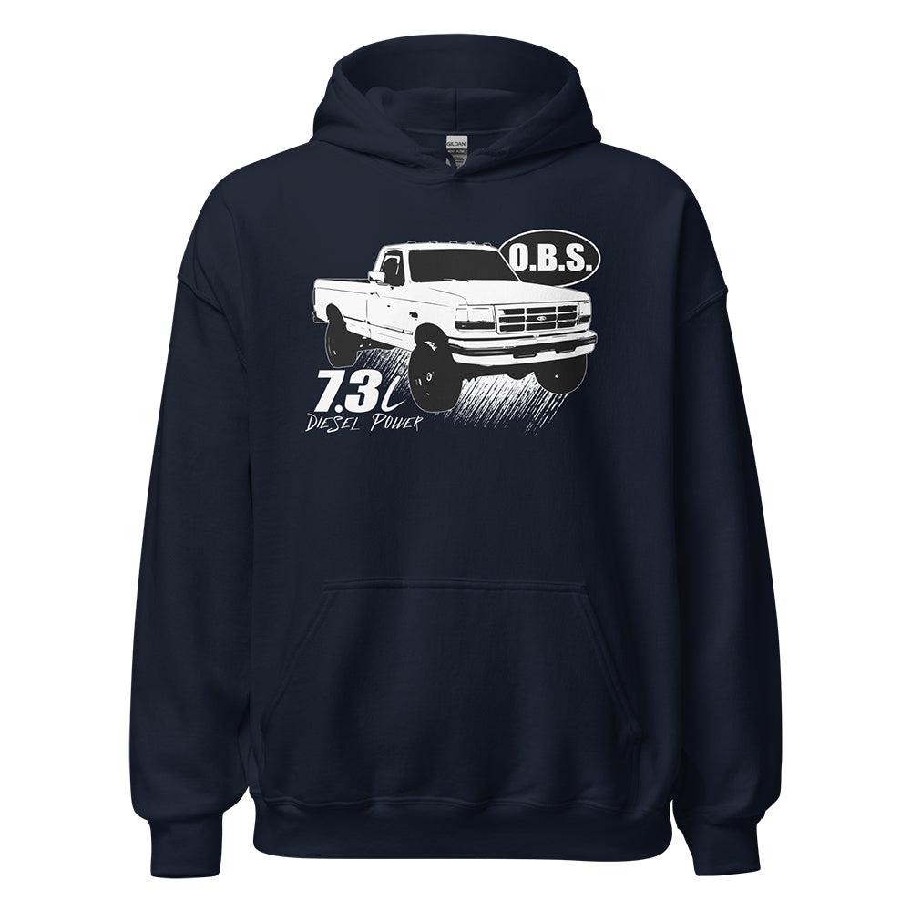 7.3 Powerstroke Hoodie With OBS F250 Super Duty Single Cab