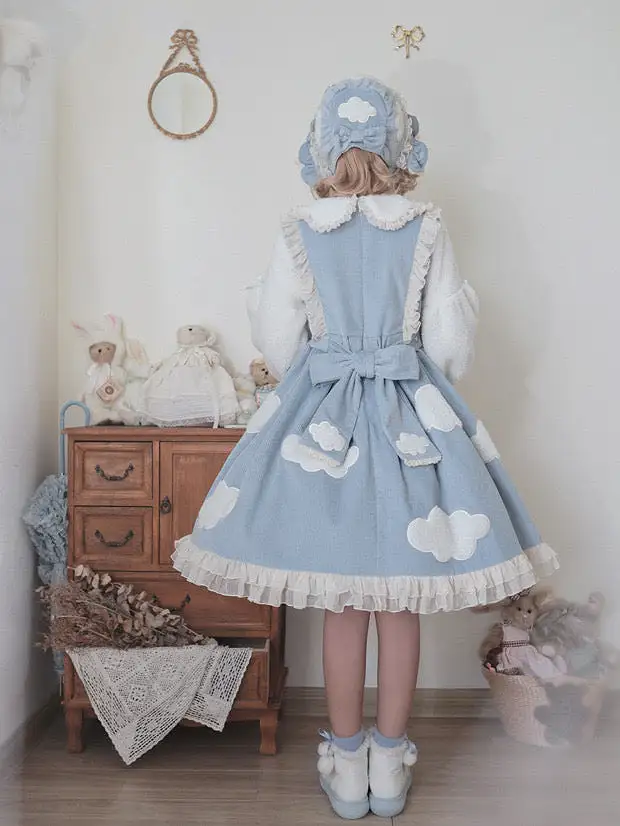 above the cloud winter cloud lolita dress 2021 winter