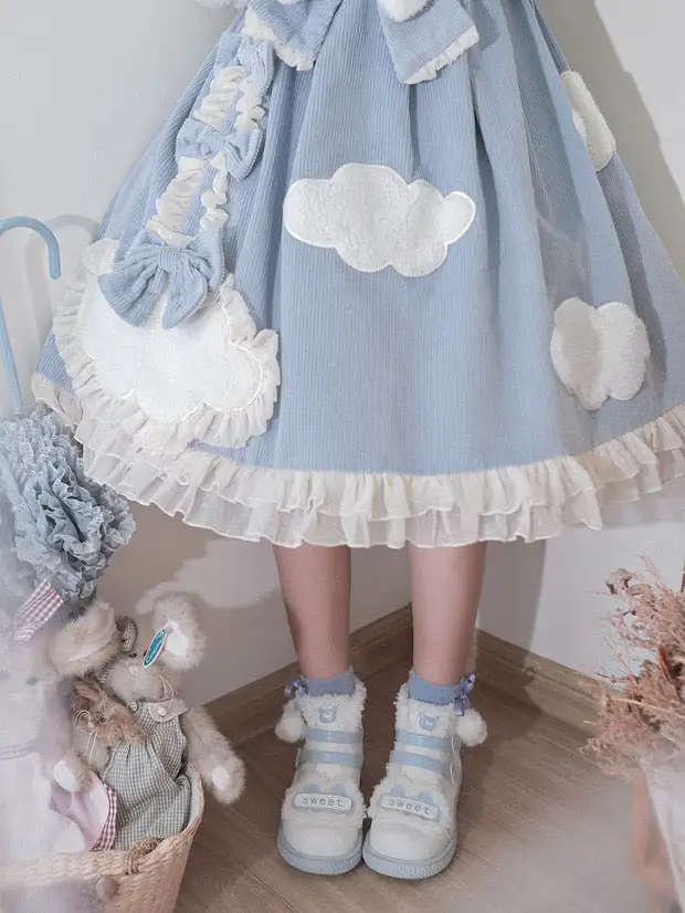 above the cloud winter cloud lolita dress 2021 winter