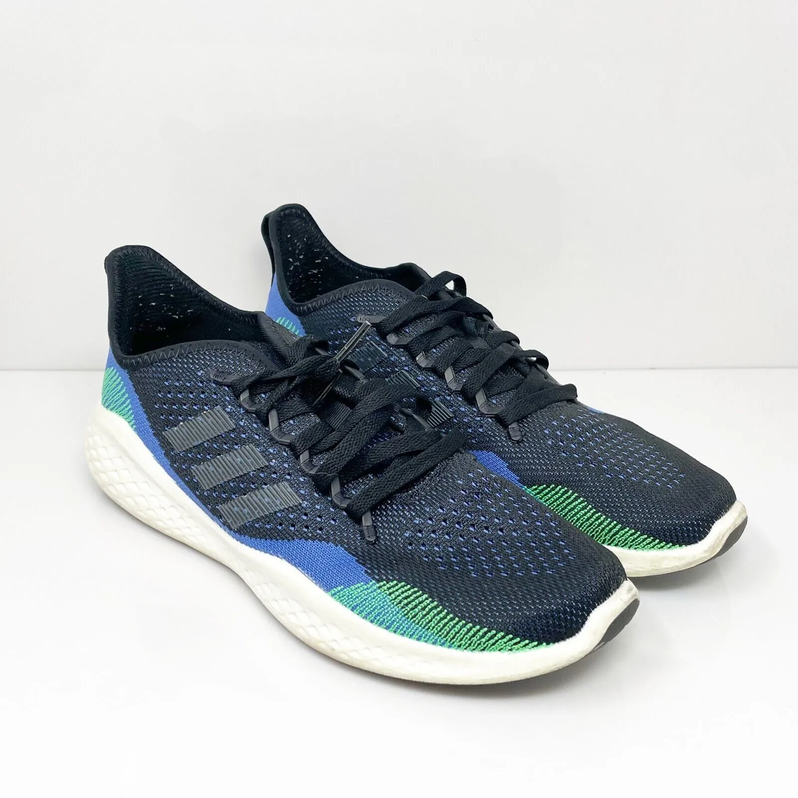 Adidas Mens Fluidflow 2.0 G58105 Blue Running Shoes Sneakers Size 10