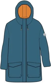 Alaska Recycelter 2.0 Parka - Blauer Stahl