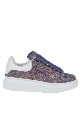 Alexander McQueen Full Glitter Multicolor Oversized Woman Sneakers