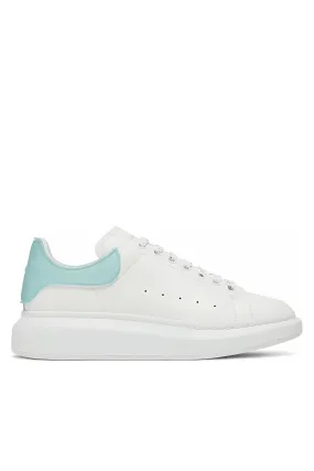 Alexander McQueen Logo Detailed Lace-Up Sneakers White/Baby Blue