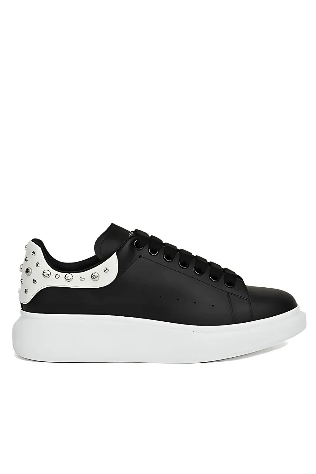 Alexander McQueen Oversized Black White Studded Sneakers