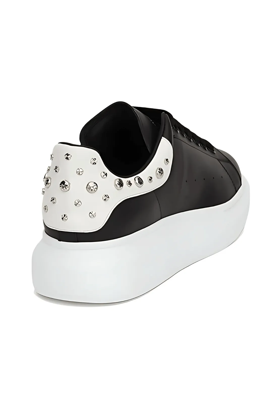 Alexander McQueen Oversized Black White Studded Sneakers