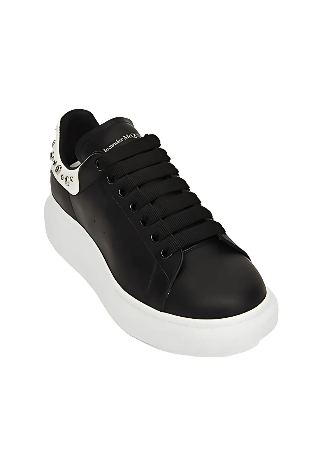 Alexander McQueen Oversized Black White Studded Sneakers