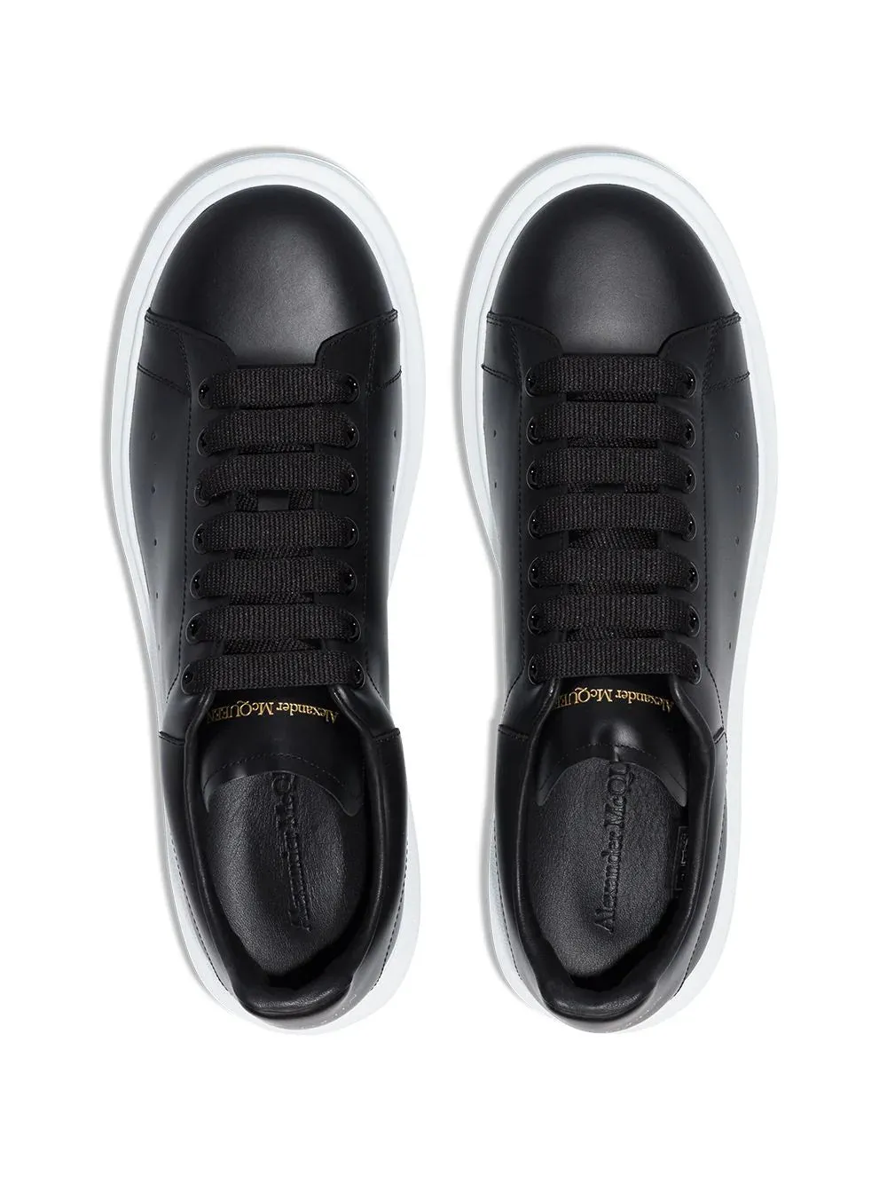 Alexander McQueen Oversized Black/White leather sneakers