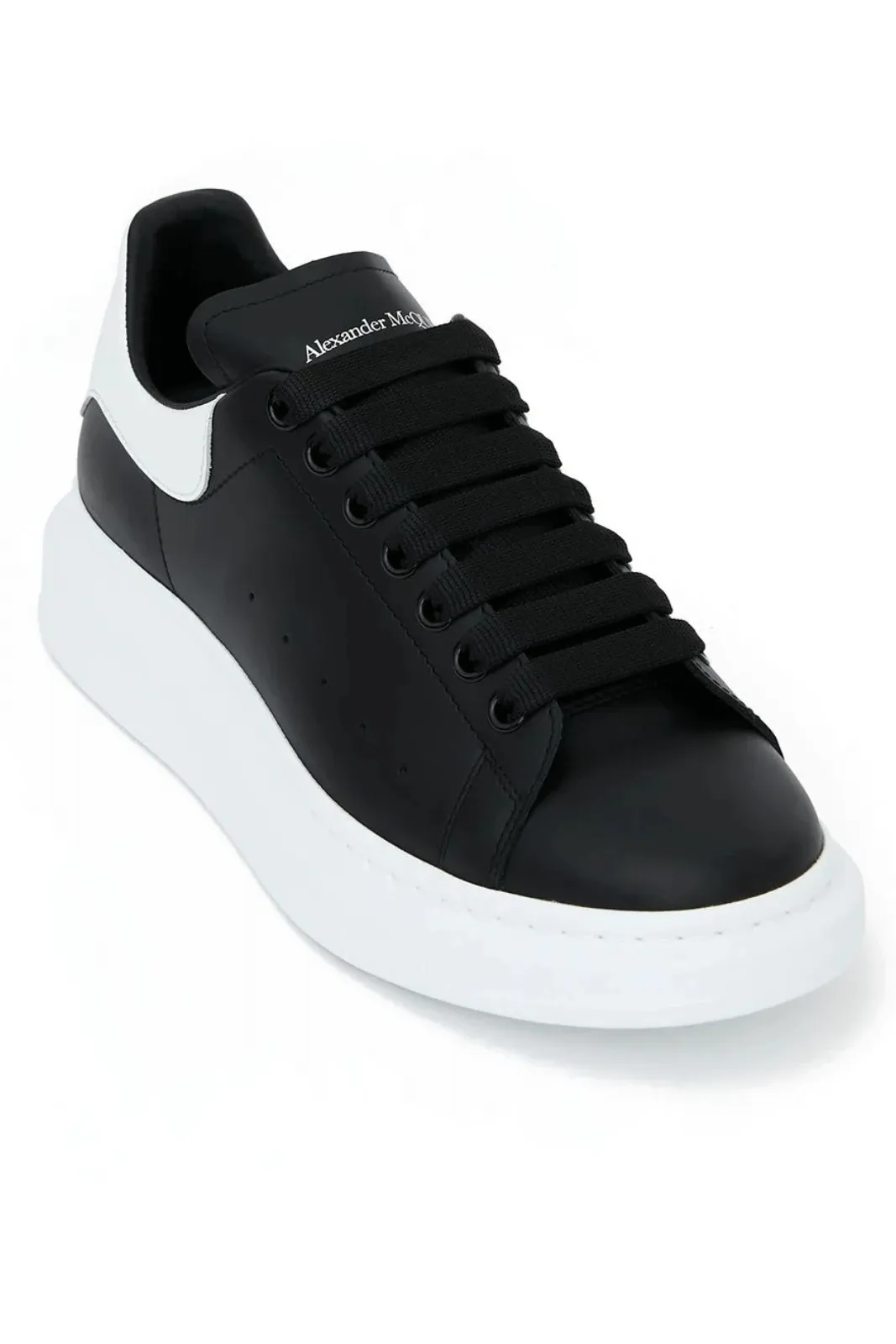 Alexander McQueen Oversized colour-black woman sneakers