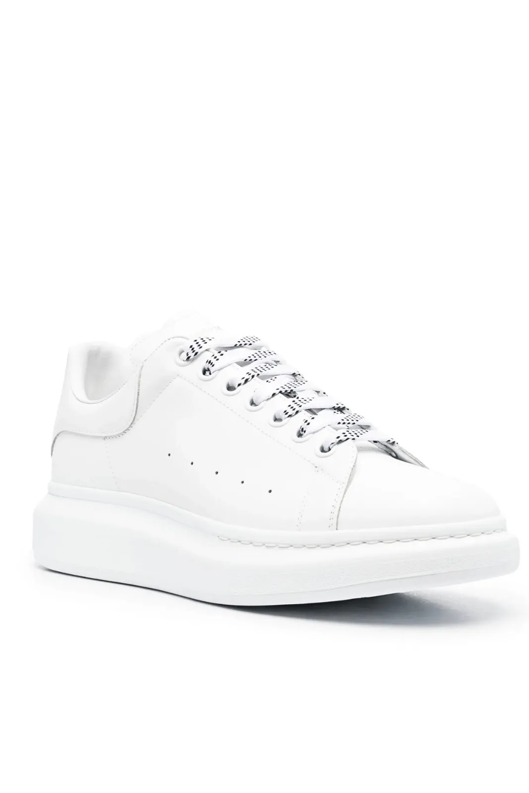 Alexander McQueen Oversized leather Man sneakers Full White