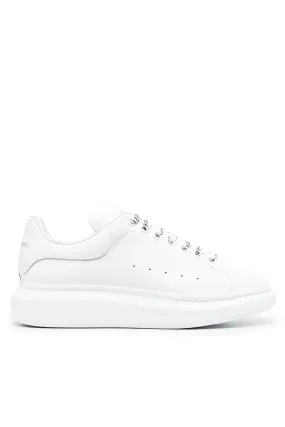 Alexander McQueen Oversized leather Man sneakers Full White