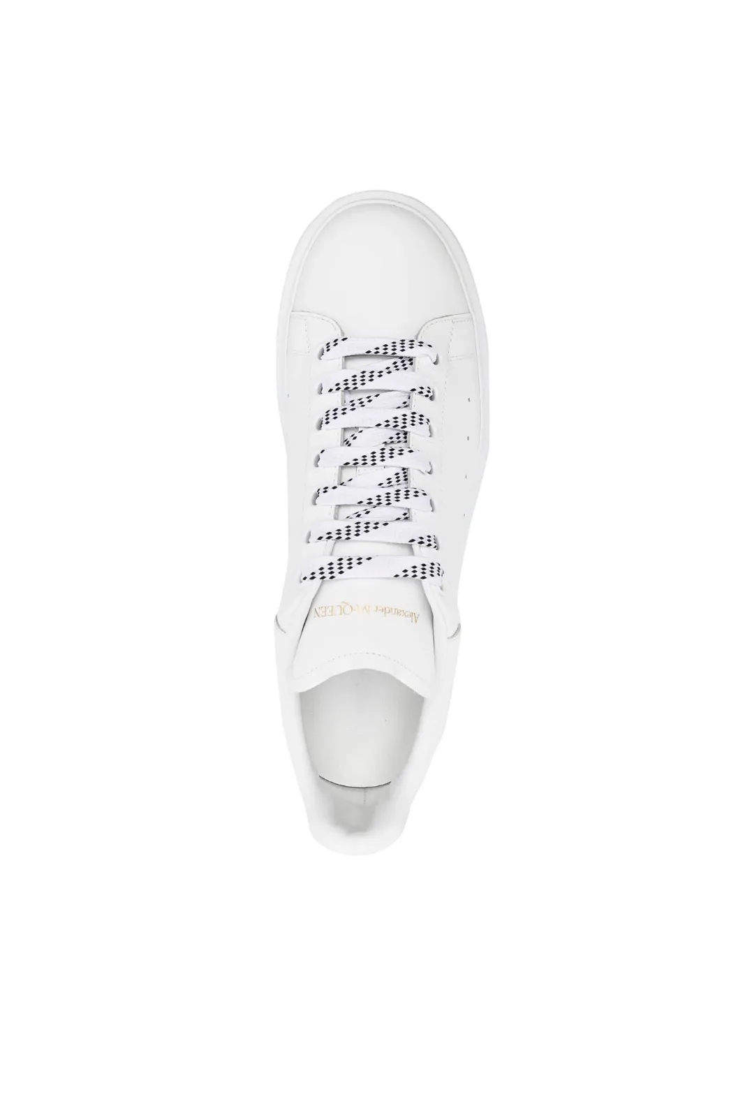 Alexander McQueen Oversized leather Man sneakers Full White