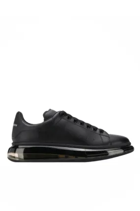 Alexander McQueen Oversized Low-Top Black Clear Sole Woman Sneakers