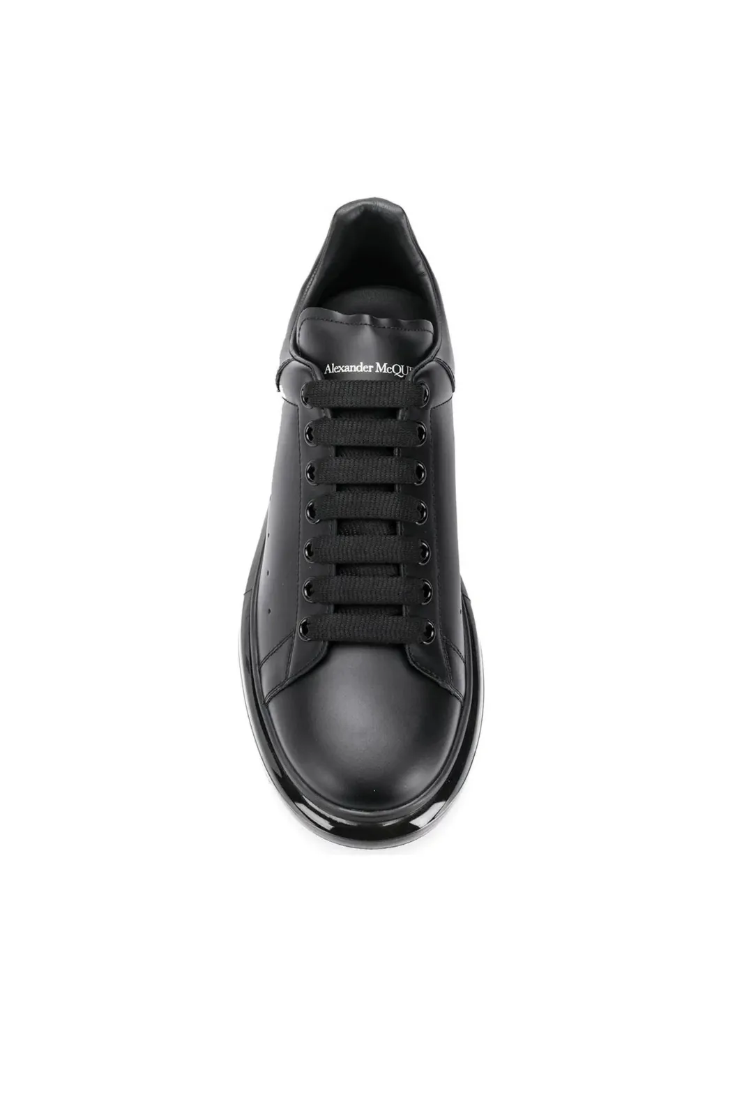 Alexander McQueen Oversized Low-Top Black Clear Sole Woman Sneakers