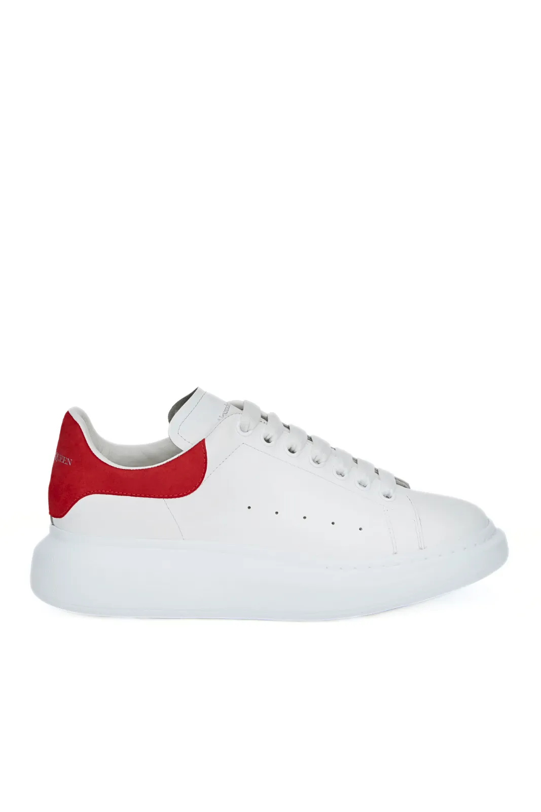 Alexander McQueen Oversized White Red low-top sneakers