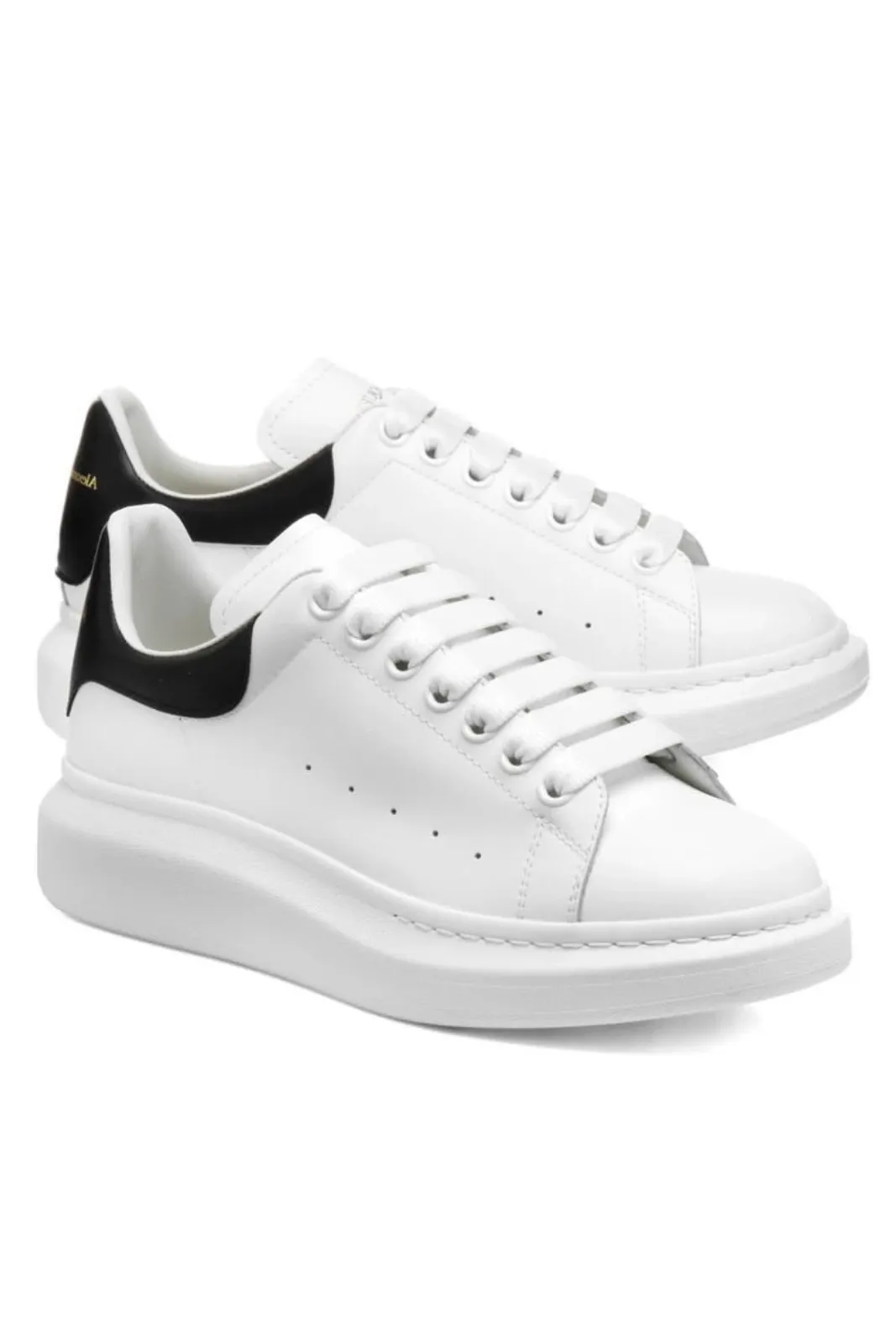 Alexander McQueen Oversized White/Black low-top sneakers