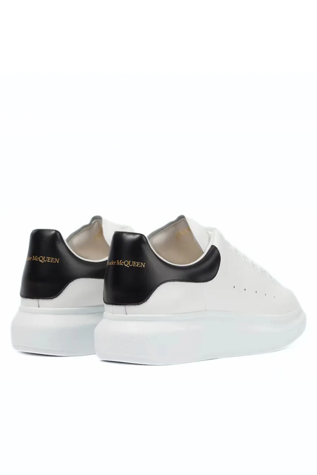 Alexander McQueen Oversized White/Black low-top sneakers