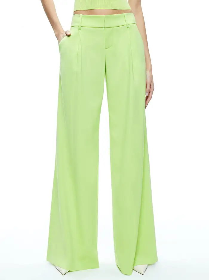 Alice + Olivia - Eric Pant - Sharp Green