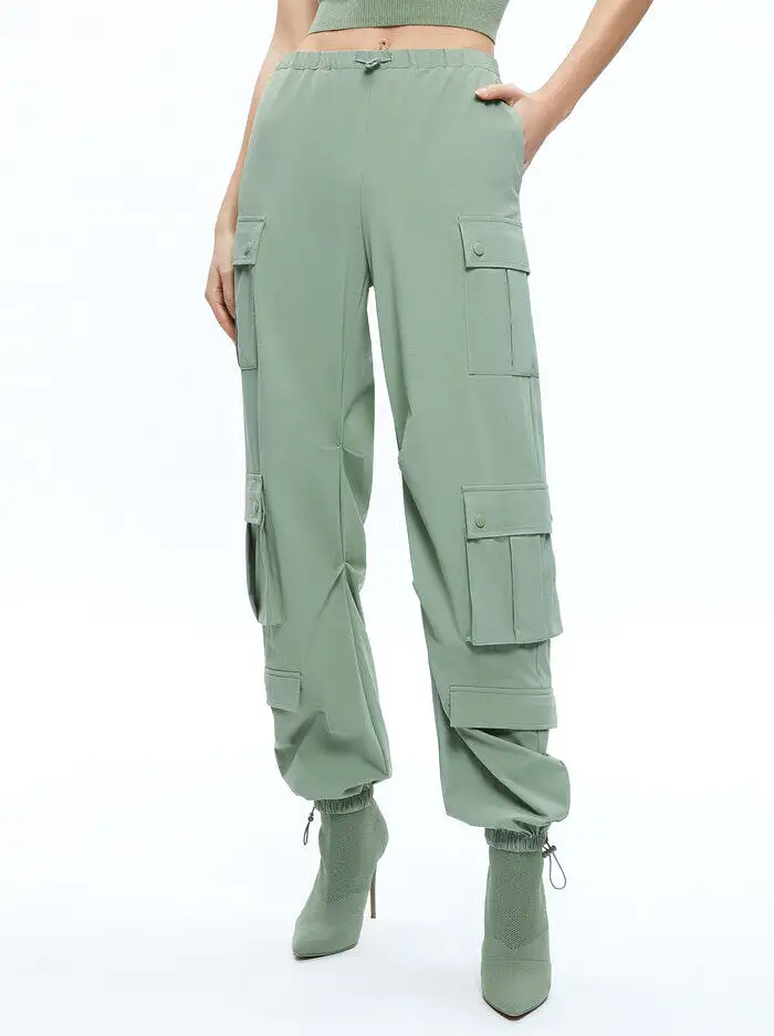 Alice + Olivia - Shara Parachute Pants - Sage