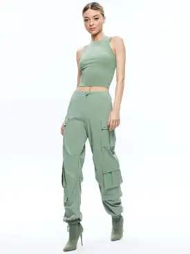 Alice + Olivia - Shara Parachute Pants - Sage