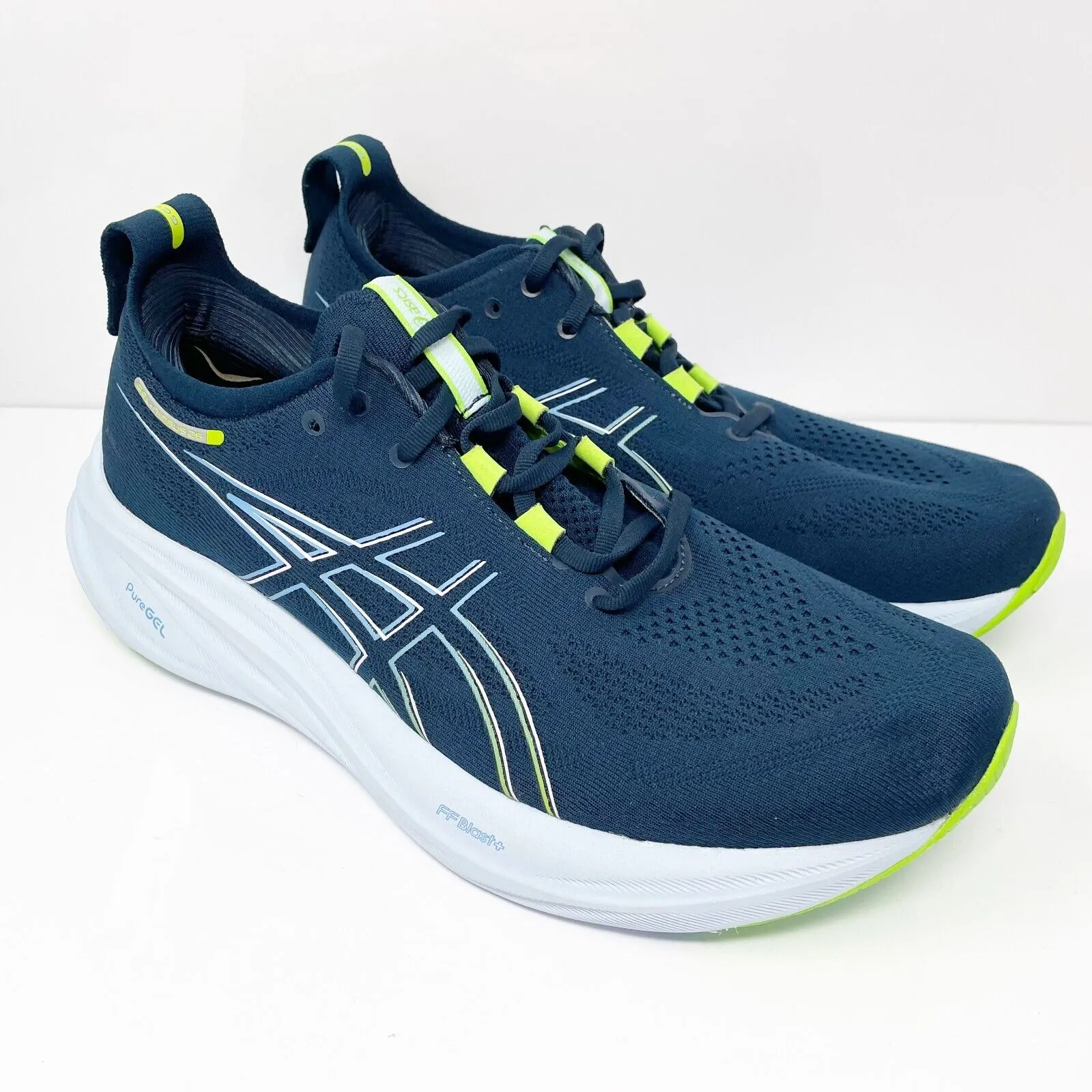 Asics Mens Gel Nimbus 26 1011B794 Blue Running Shoes Sneakers Size 11