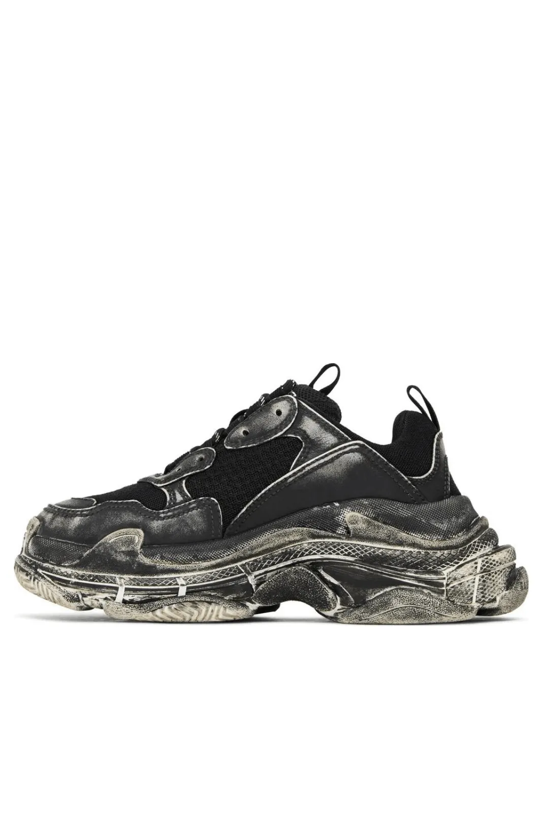 Balenciaga Triple S Black Faded Man Sneakers