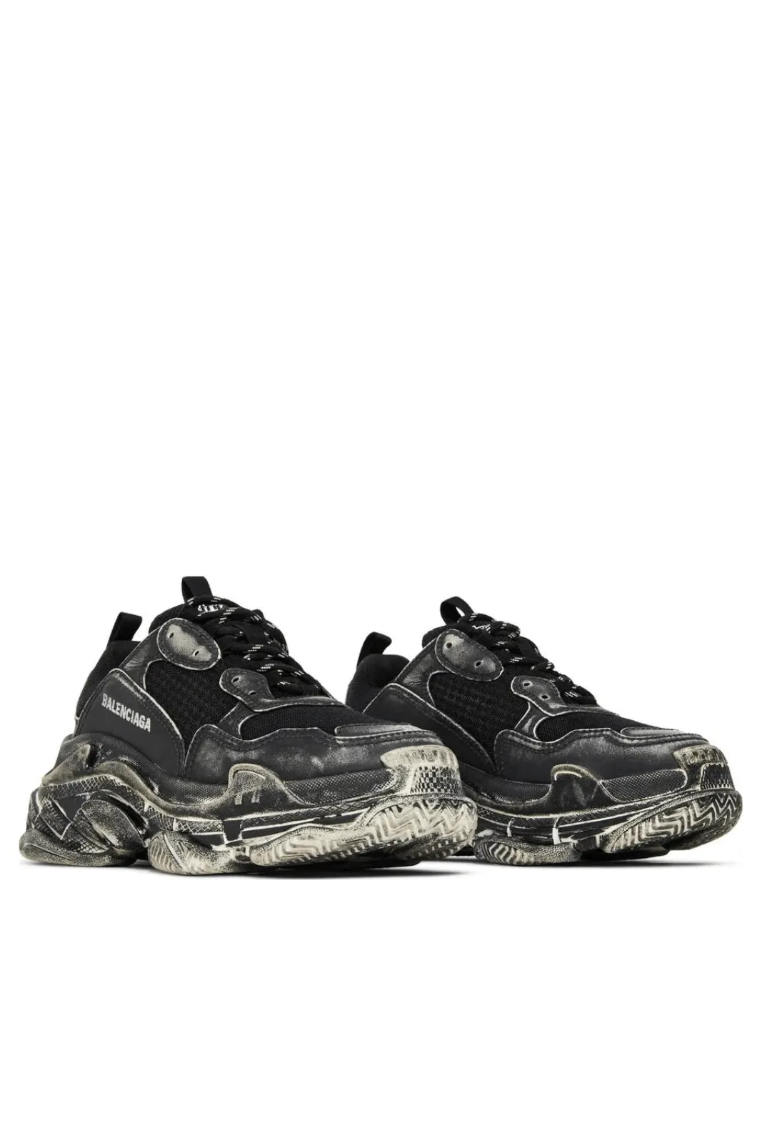 Balenciaga Triple S Black Faded Man Sneakers