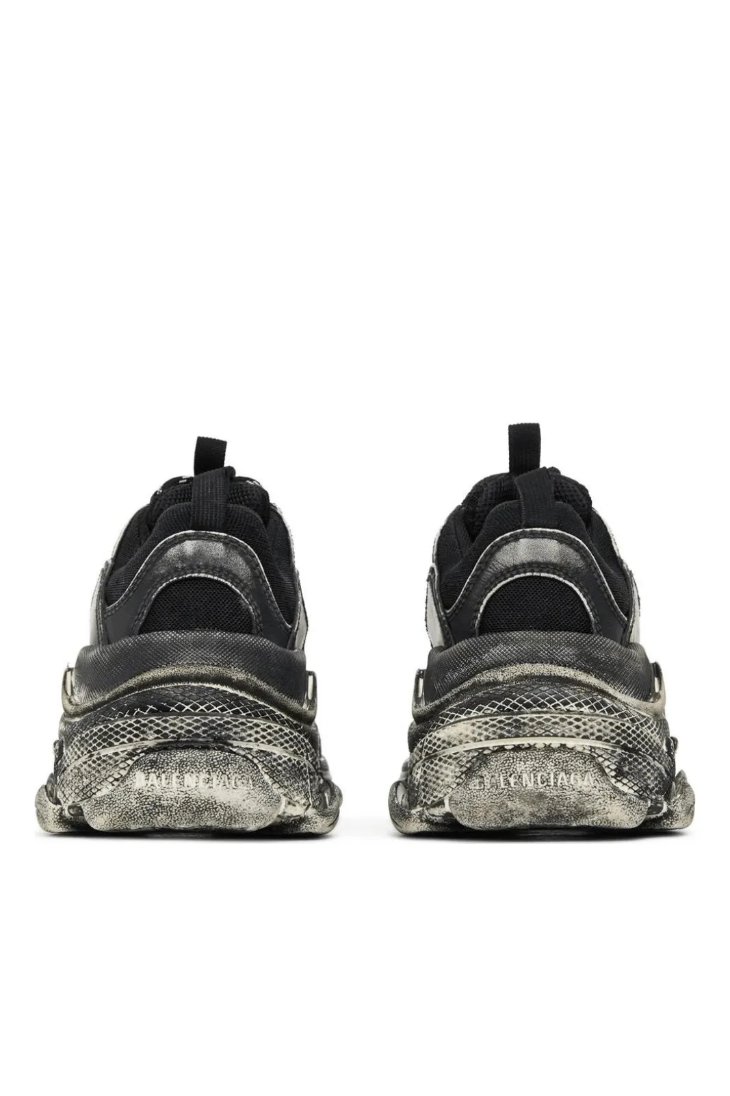 Balenciaga Triple S Black Faded Man Sneakers