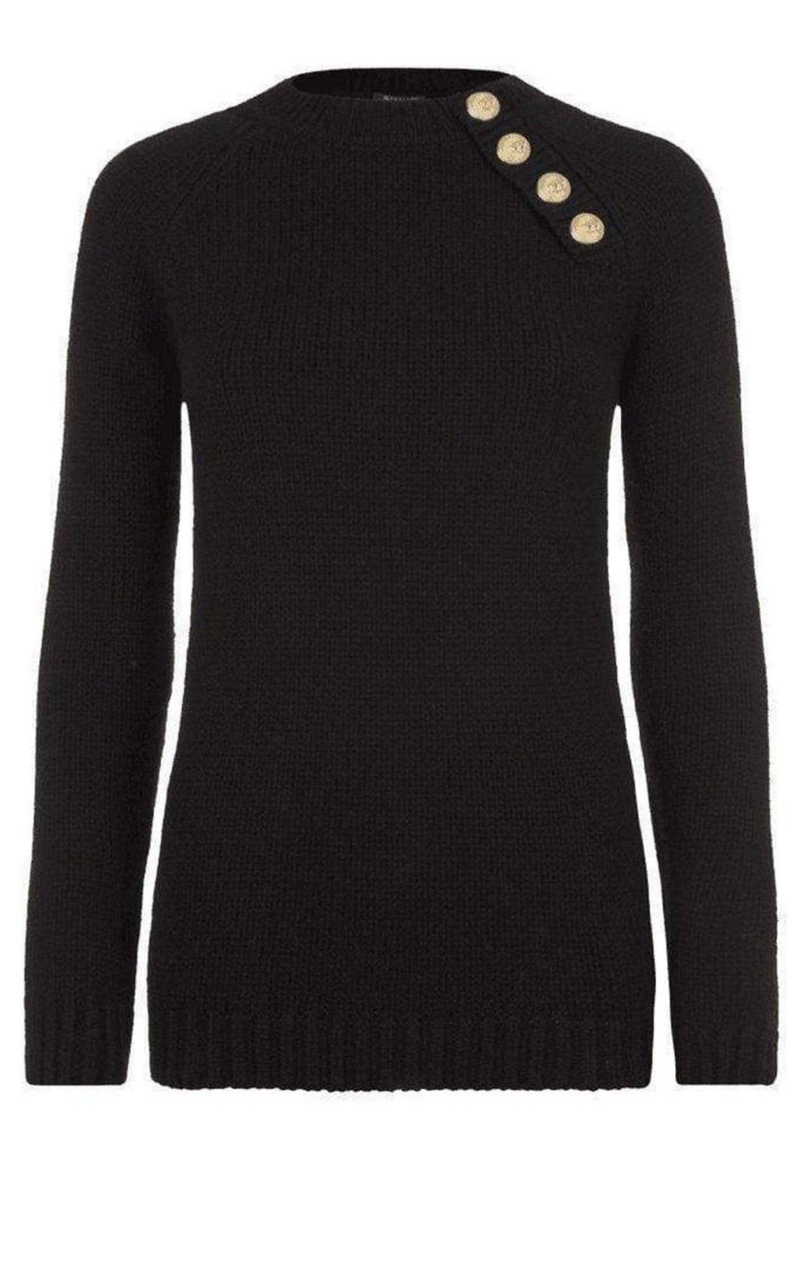 BALMAIN  |Merino Wool Crew Neck Pullover