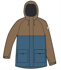 Baltic Recycelter 2.0 Parka - Toffee/Blaustahl