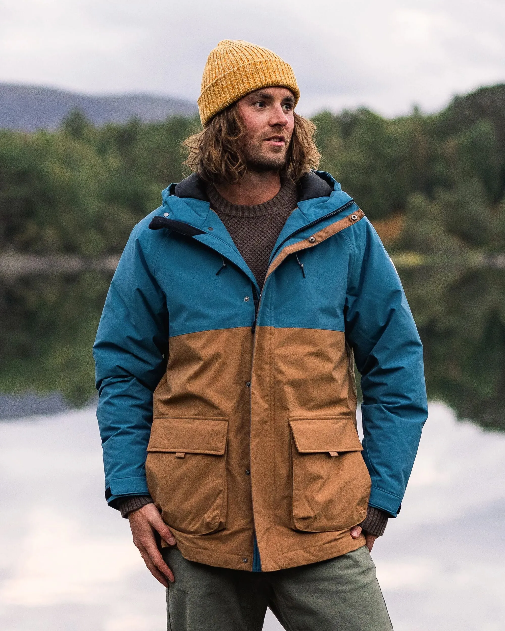 Baltic Recycelter 2.0 Parka - Toffee/Blaustahl