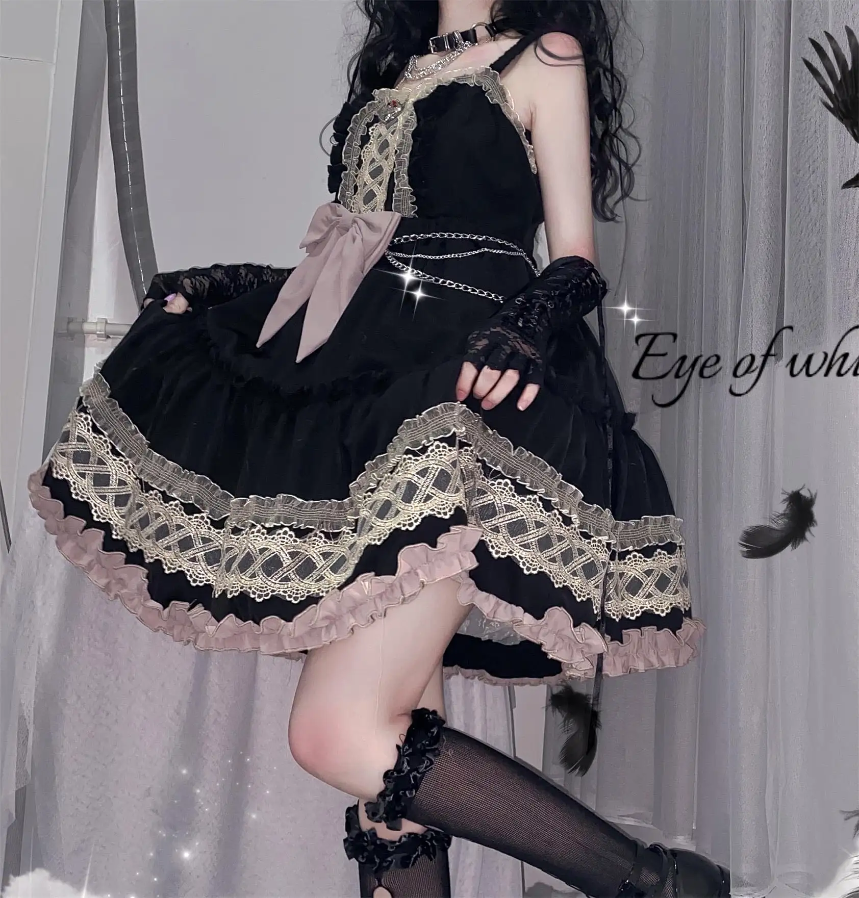 black berry lolita fashion dress