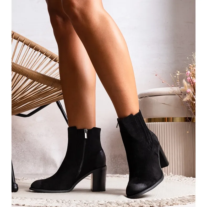 Black Fikriya ankle boots