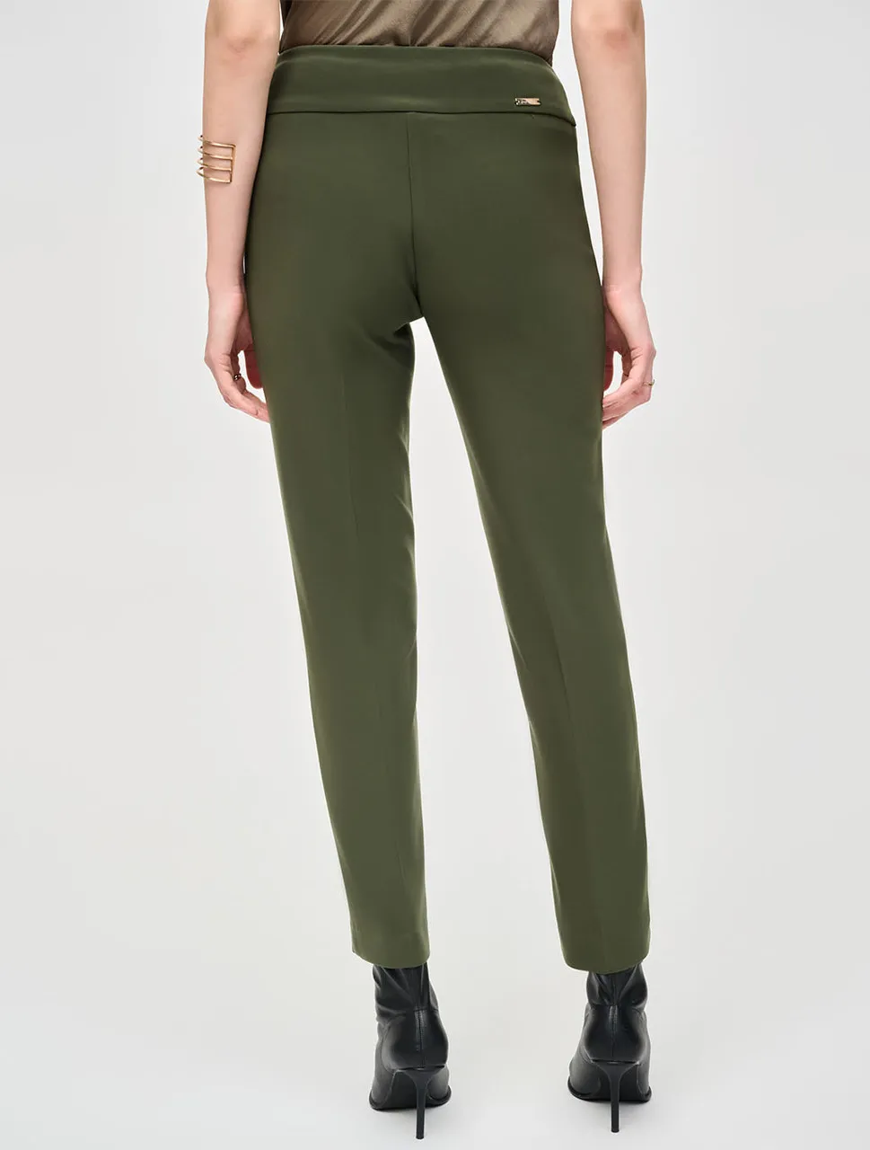 Bonded Silk Straight Leg Pants | Joseph Ribkoff