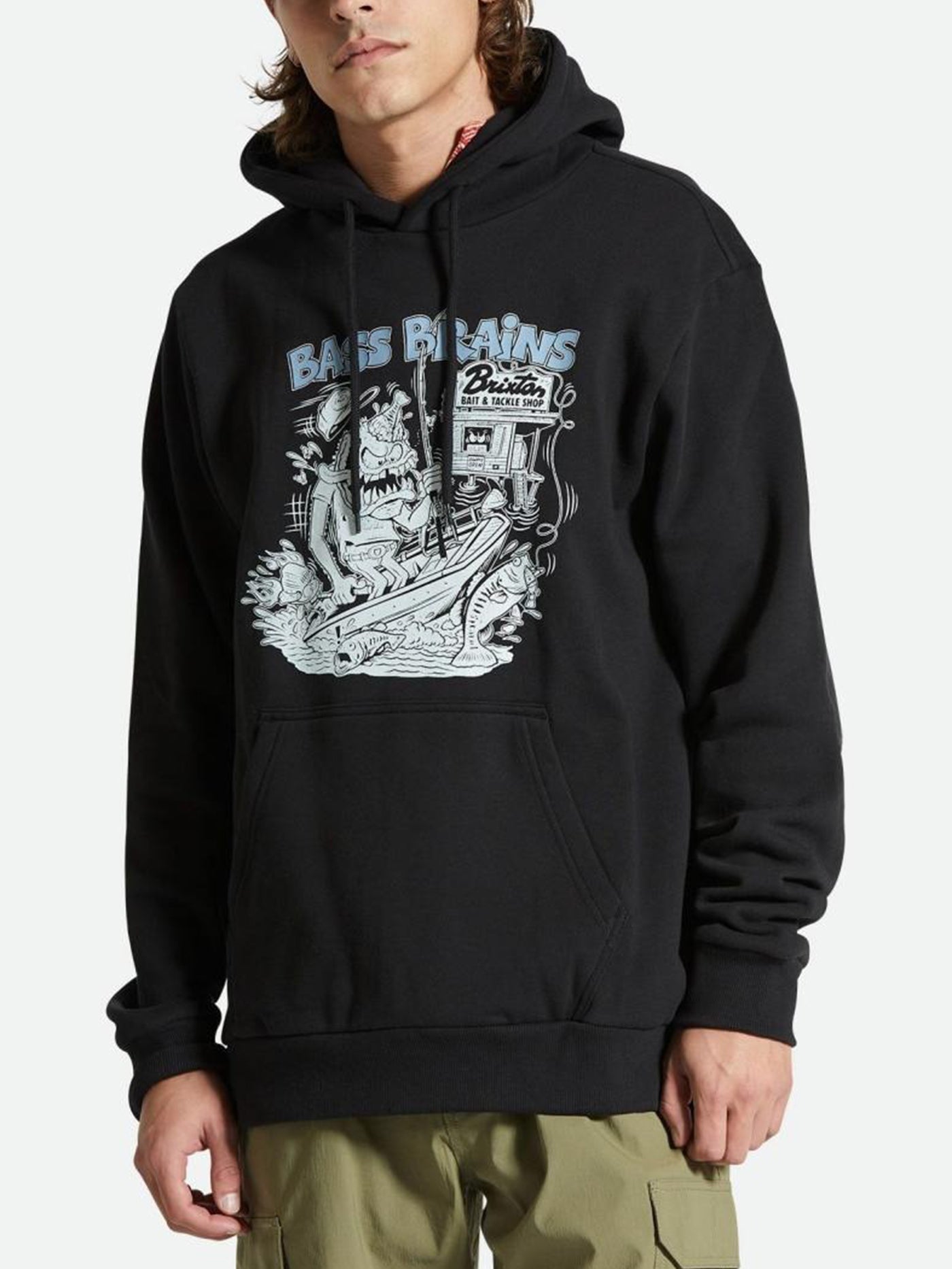 Brixton x Bass Brains Monster Hoodie