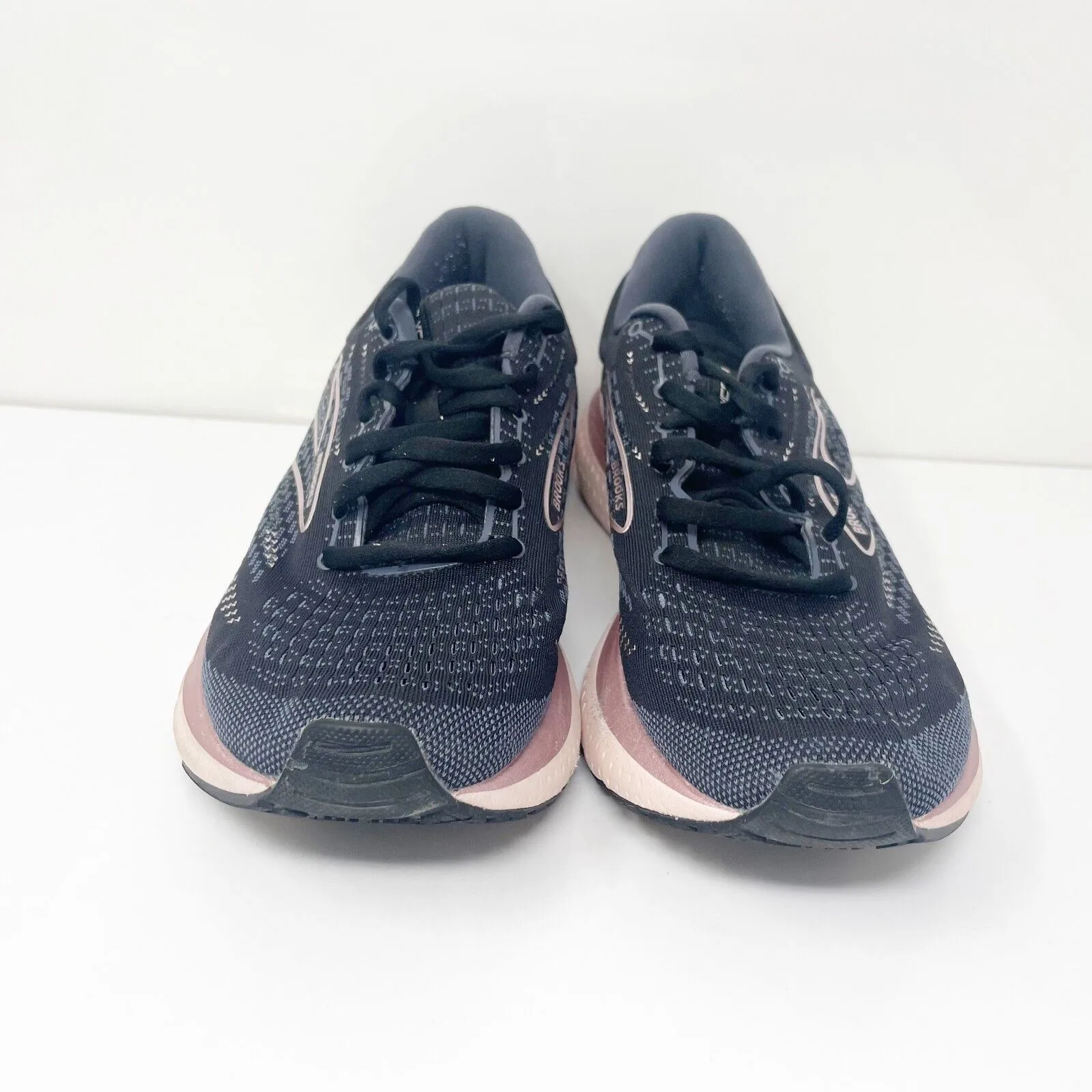 Brooks Womens Glycerin 19 1203431B074 Black Running Shoes Sneakers Size 10.5 B