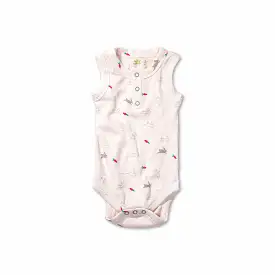 Bunnies Waffle Tank Bodysuit