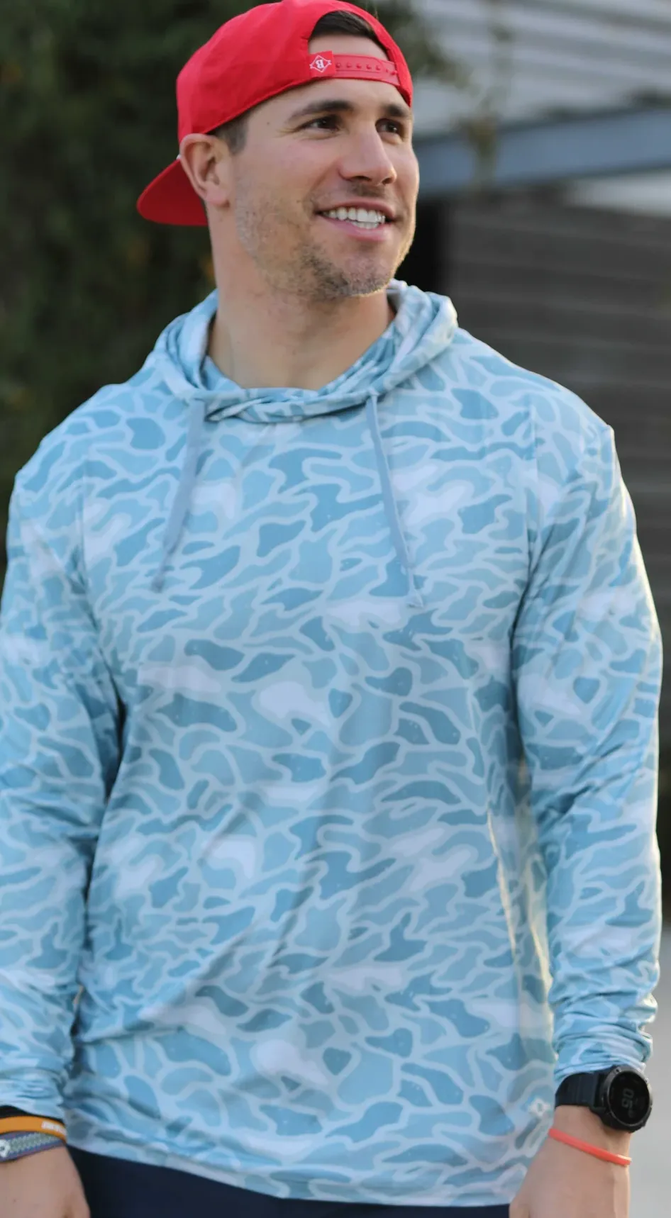 Burlebo Performance Hoodie - Seaside Camo