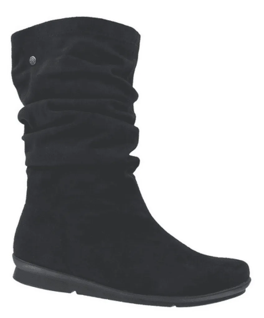 Bussola Women's •Combia 1560•  Mid-High Scrunch Boot - Black