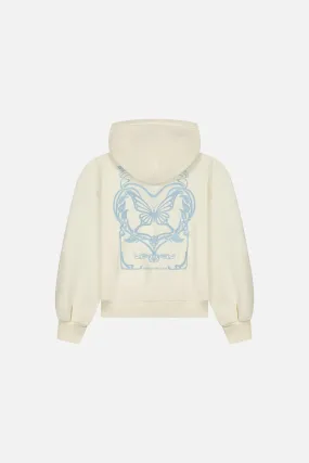 BUTTERFLY CONTRAST HOODIE WOMEN