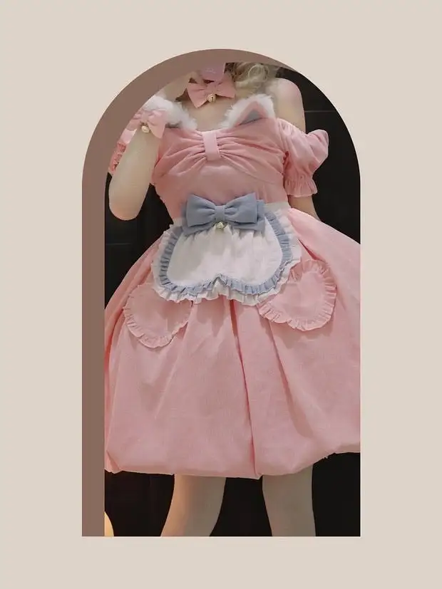 buy 1 dress get 1 dress free limited time only magic cat maid Lolita dress please read product info page