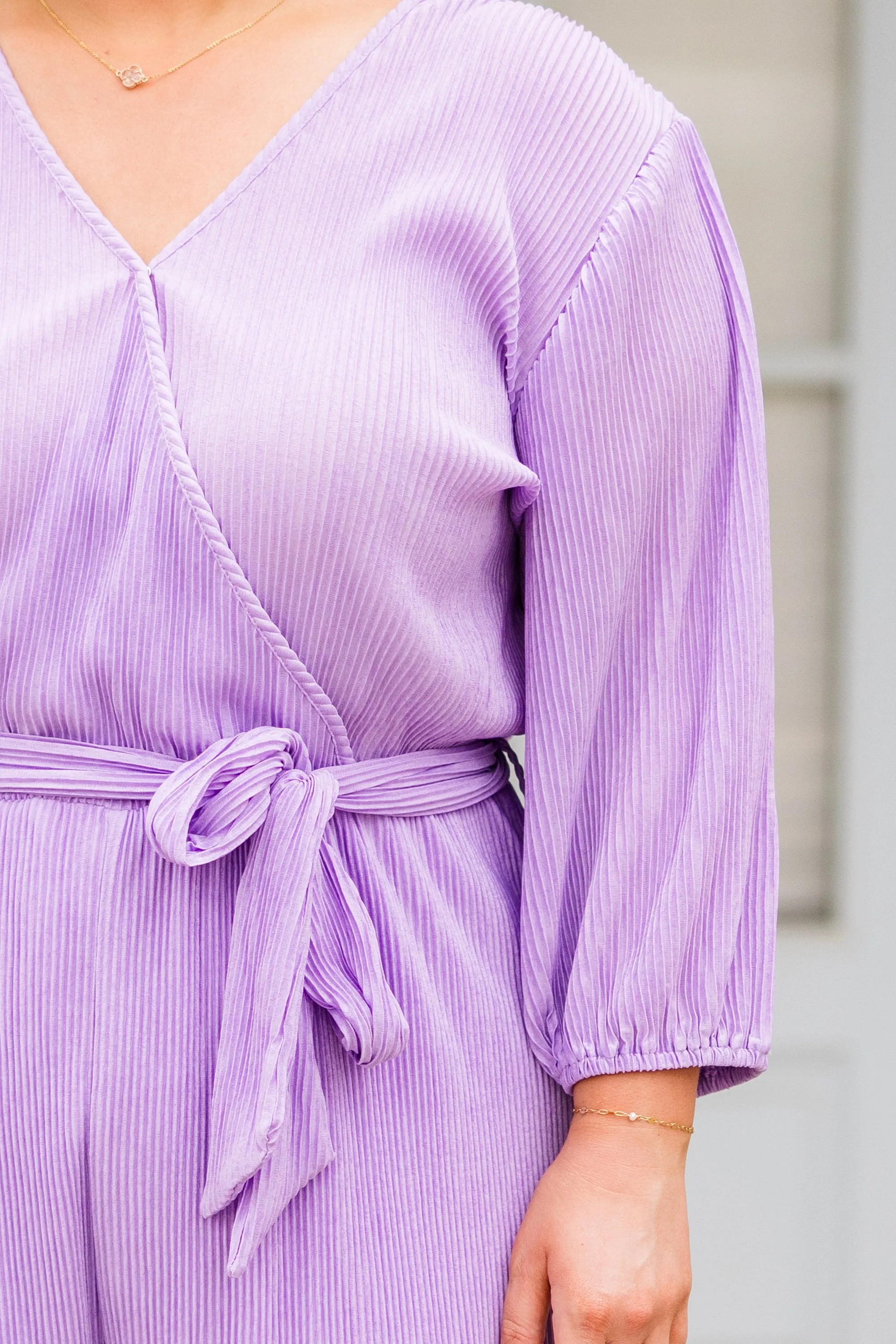 Call It Like I See It Romper, Lavender