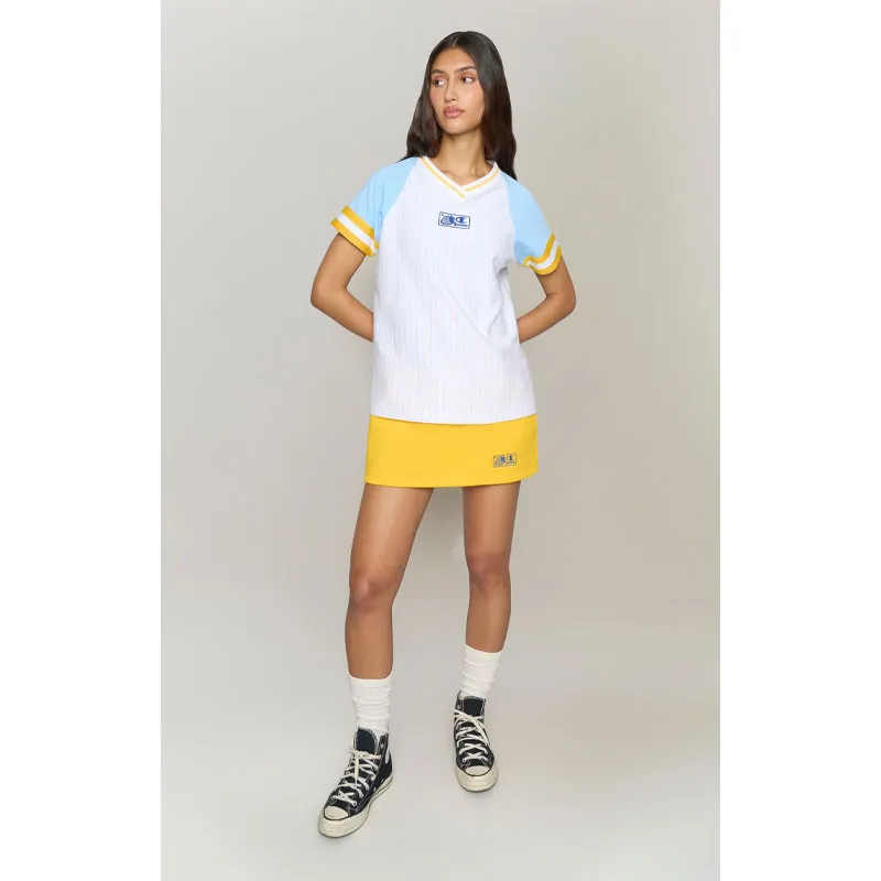 Champion x Guizio Micro Mini Skirt - Yellow Cab