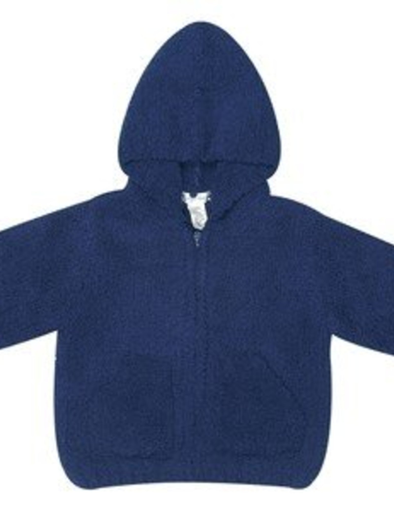 Chenille Hoodie / Navy Blue