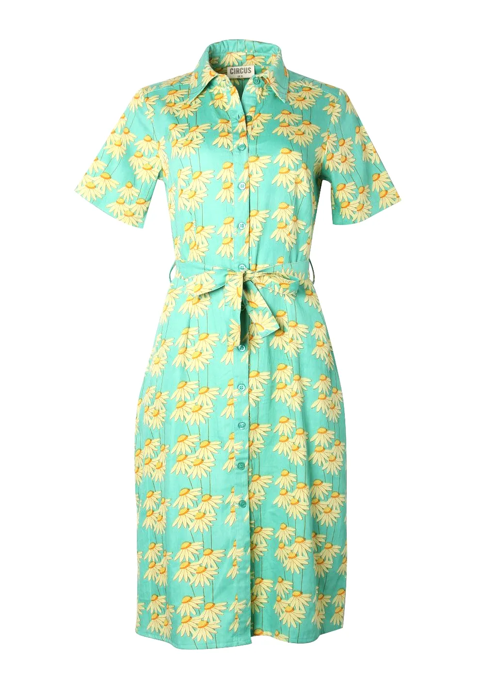 Circus Tall Daisies Shirt Dress