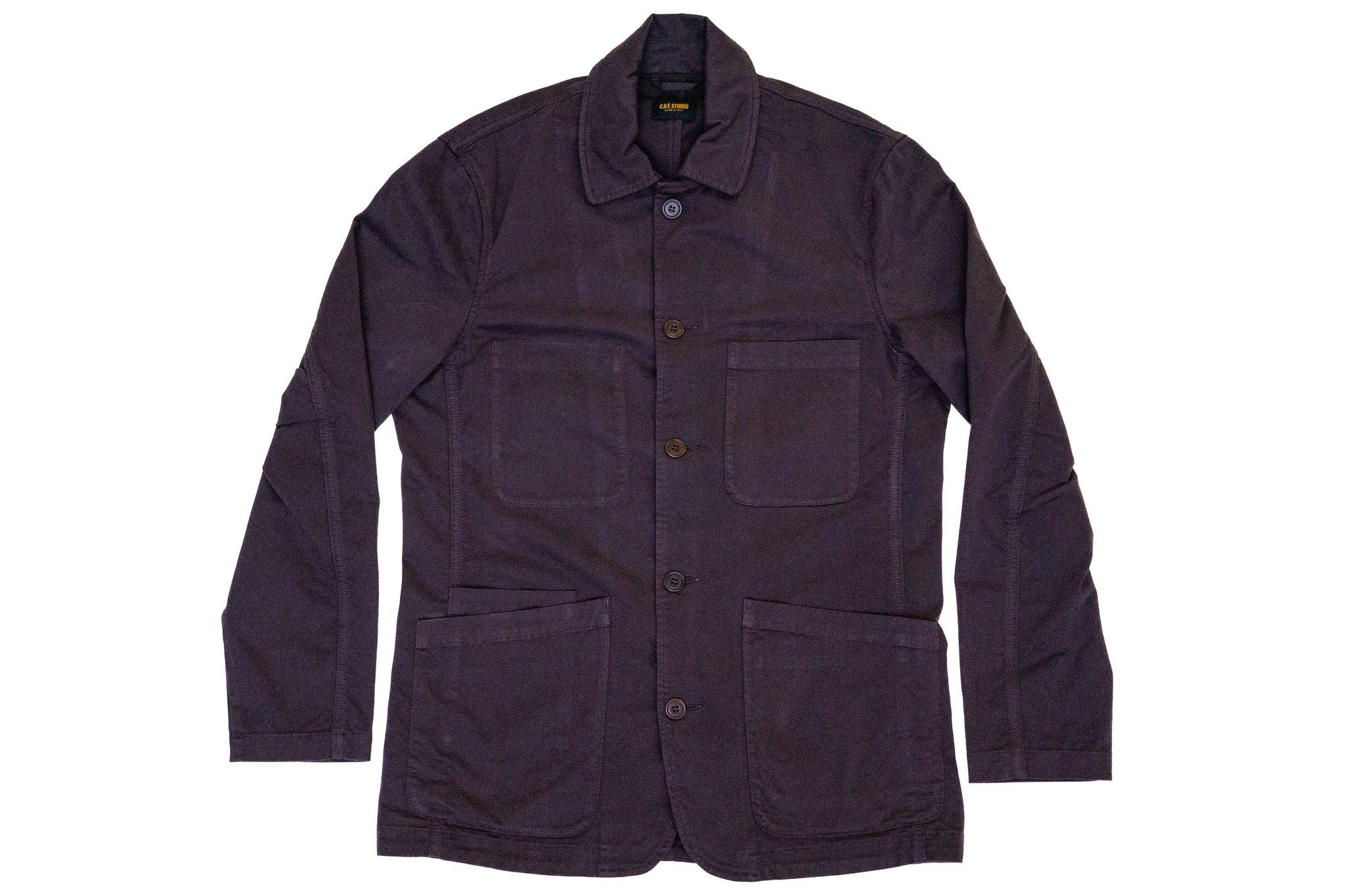 C.O.F. Studio Brewer Jacket - Cotton Structure Burgundy