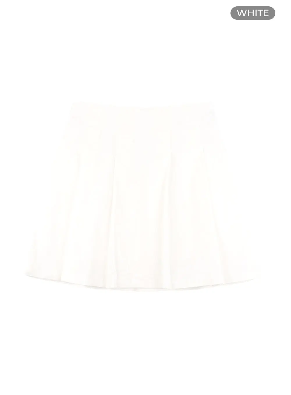 Cotton Pleated Mini Skirt CA401