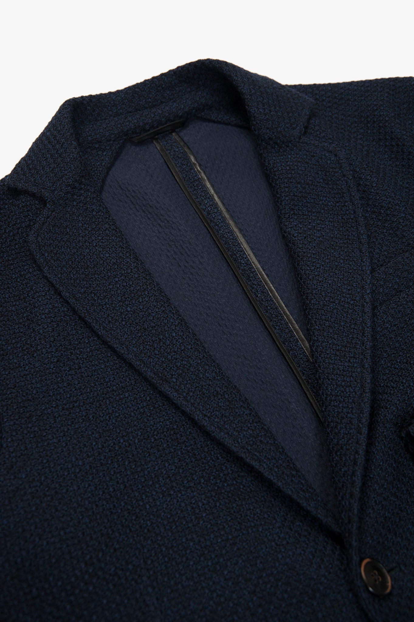 Coustan Structure Tech Piquet Knit Wool Blazer (dark blue)