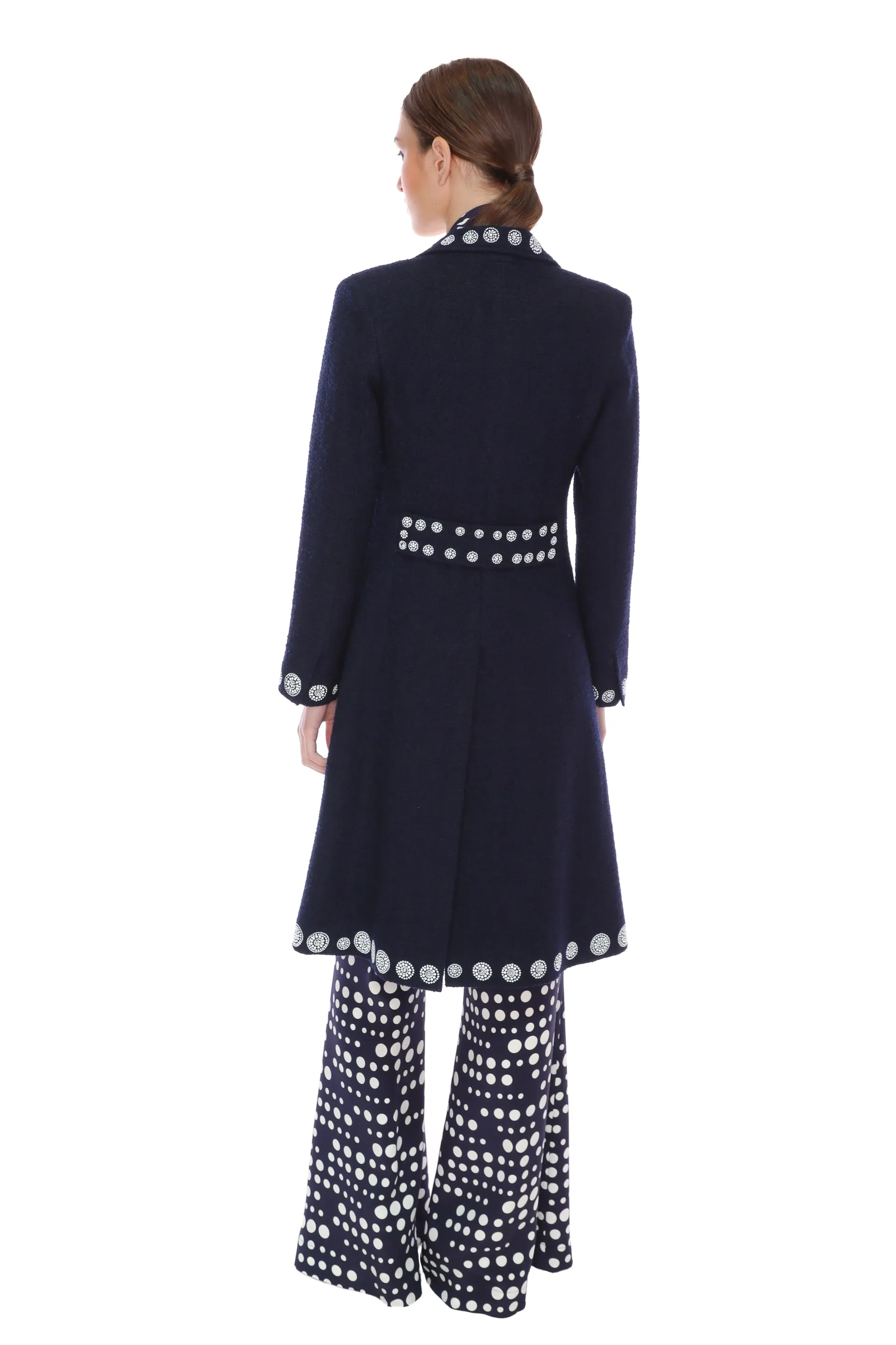 'DOT DOTISM' MIDI COAT